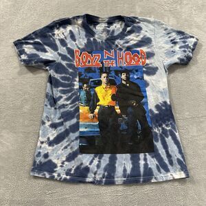 Boyz N The Hood T-Shirt Women's 1X Tie-Dye Blue Doughboy Short Sleeve Crewneck
